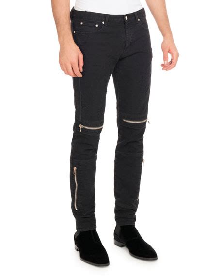 givenchy biker jeans